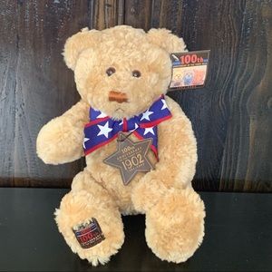 Gund WISH Plush Bear 100th Anniversary of the Teddy Bear 2002 Collector Edition